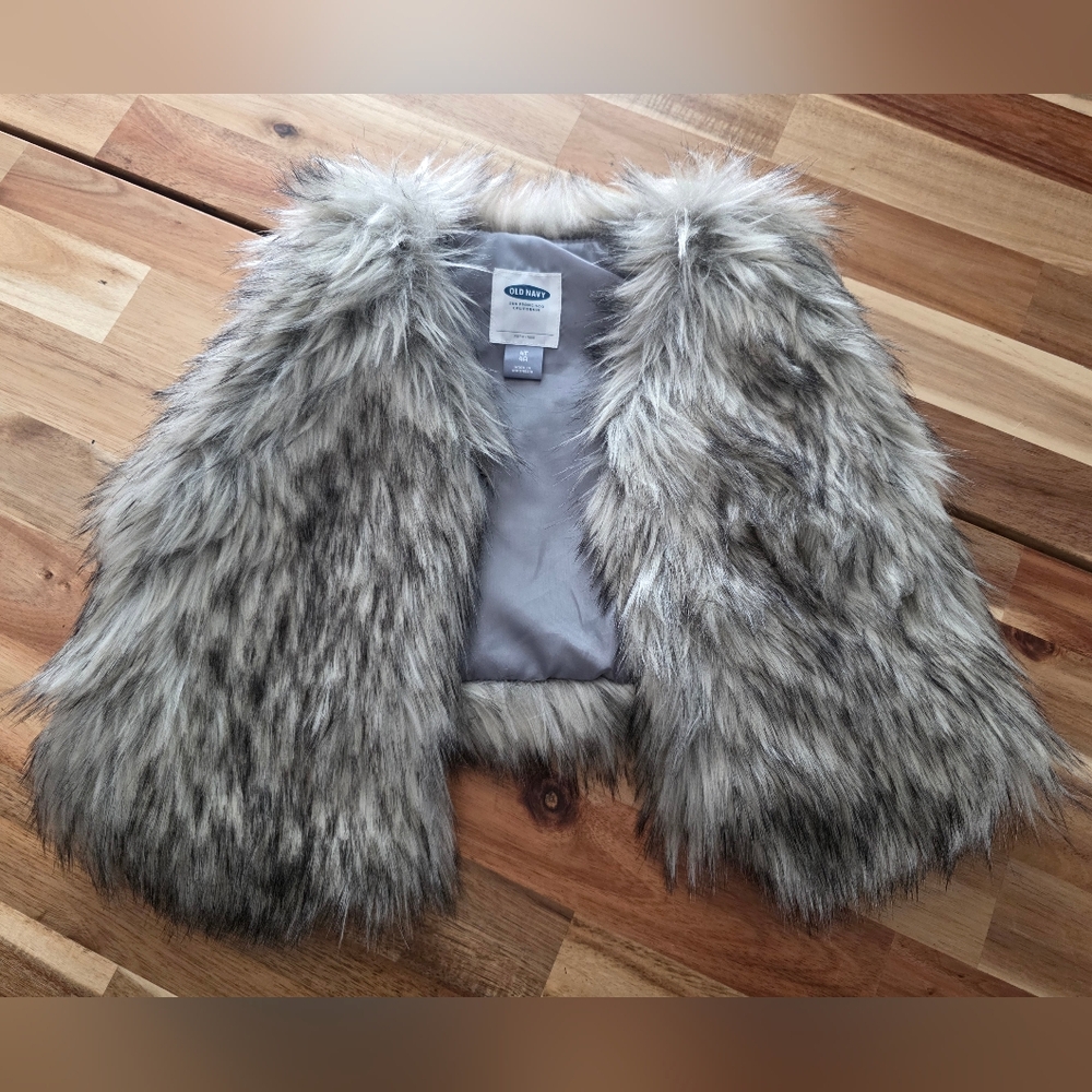 Old Navy Faux Fur Kids Vest